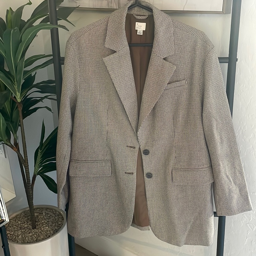 Plaid blazer